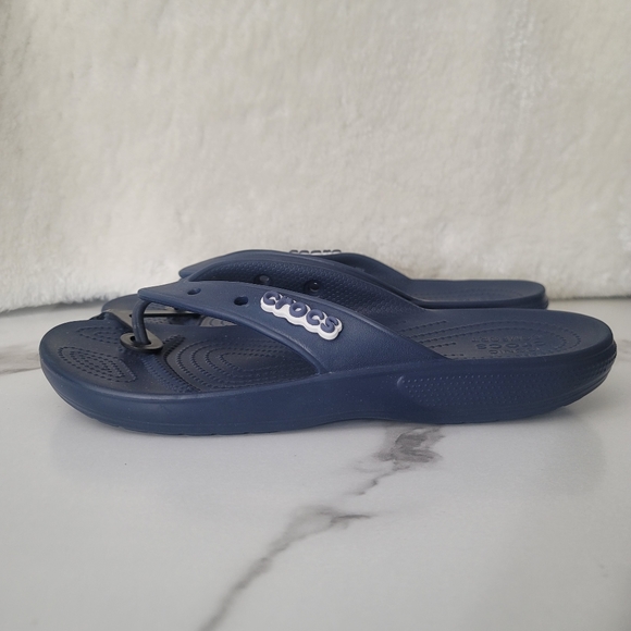 CROCS Shoes Crocs Classic Platform Flip Flops W2m1 Blue Jibbitz